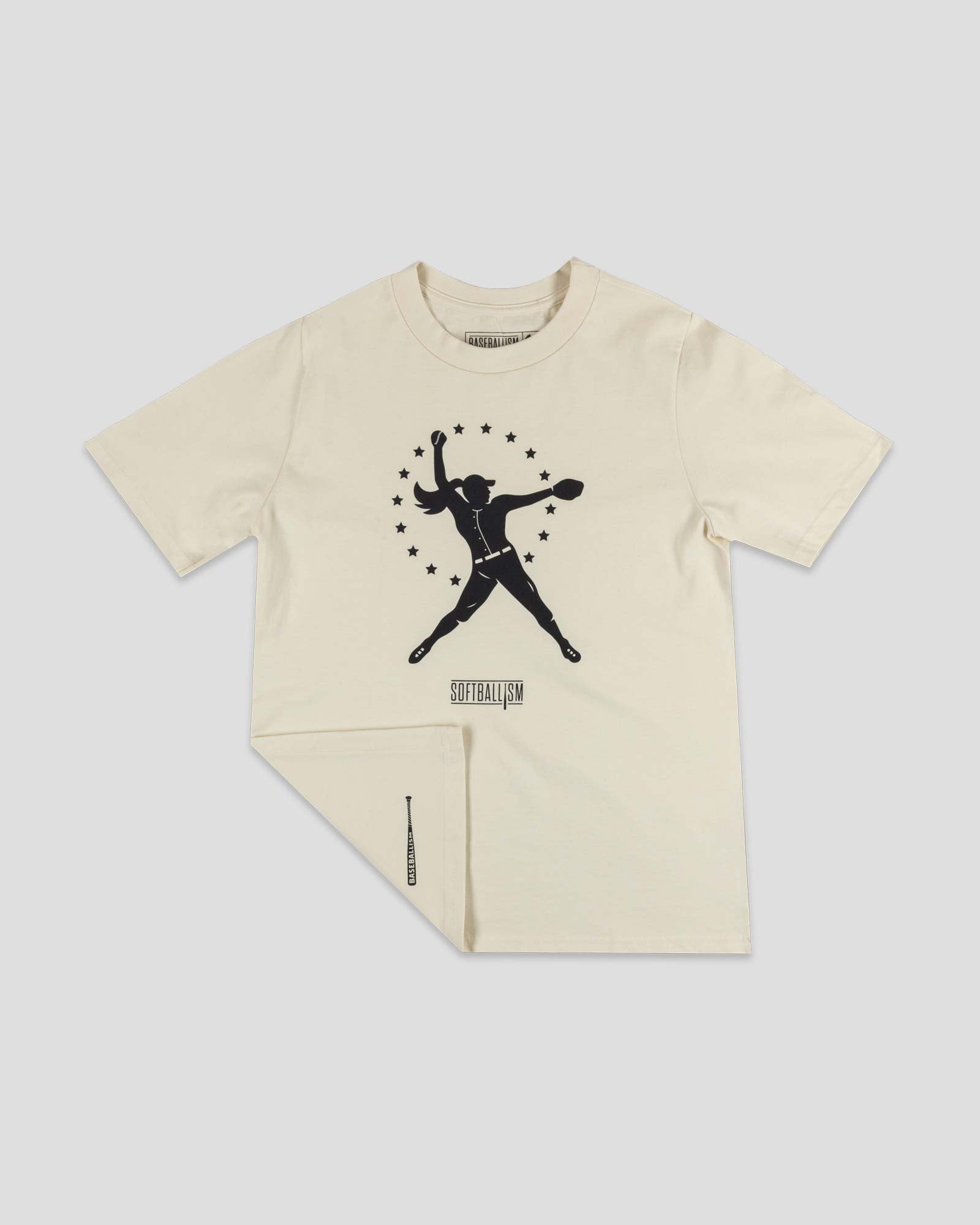 Softballism Star Girl Women's Warm-Up Tee Hoodie, Sweatshirt | CoreVibeTees.com (Image 2)
