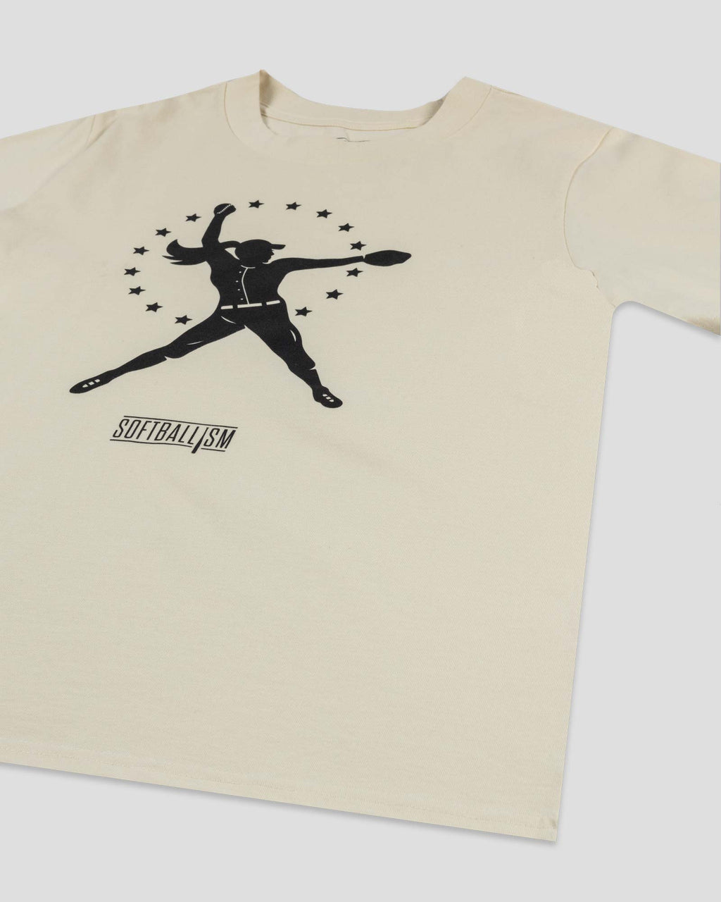 Softballism Star Girl Women's Warm-Up Tee Hoodie, Sweatshirt | CoreVibeTees.com (Image 3)