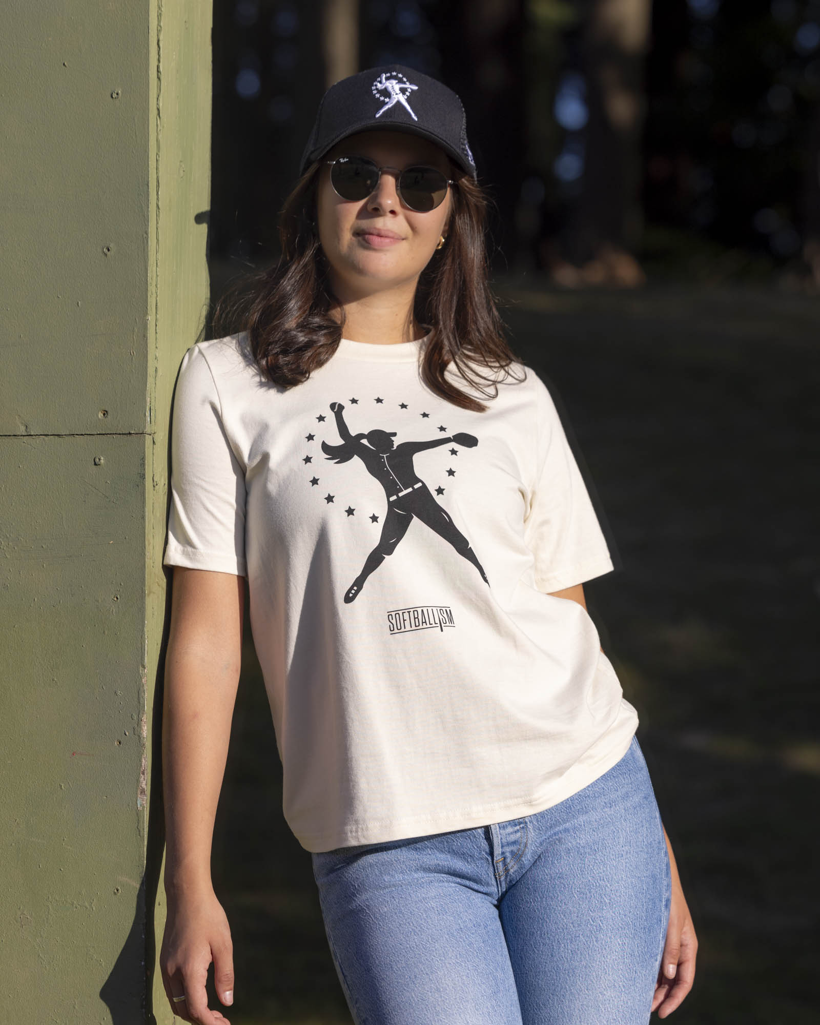Softballism Star Girl Women's Warm-Up Tee Hoodie, Sweatshirt | CoreVibeTees.com (Image 4)