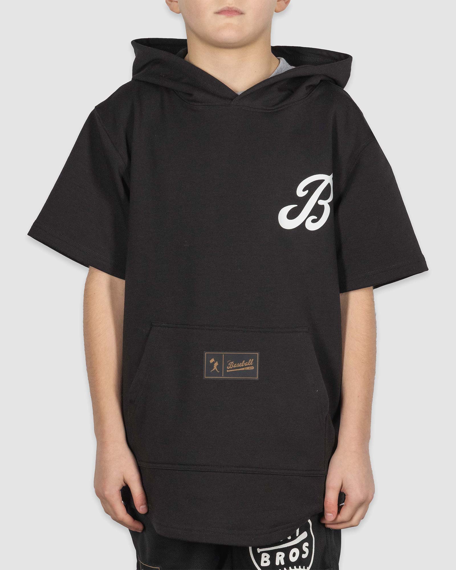 Bat Bros Short Sleeve Hoodie - Youth T-Shirts, Sweatshirt | CoreVibeTees.com (Image 2)