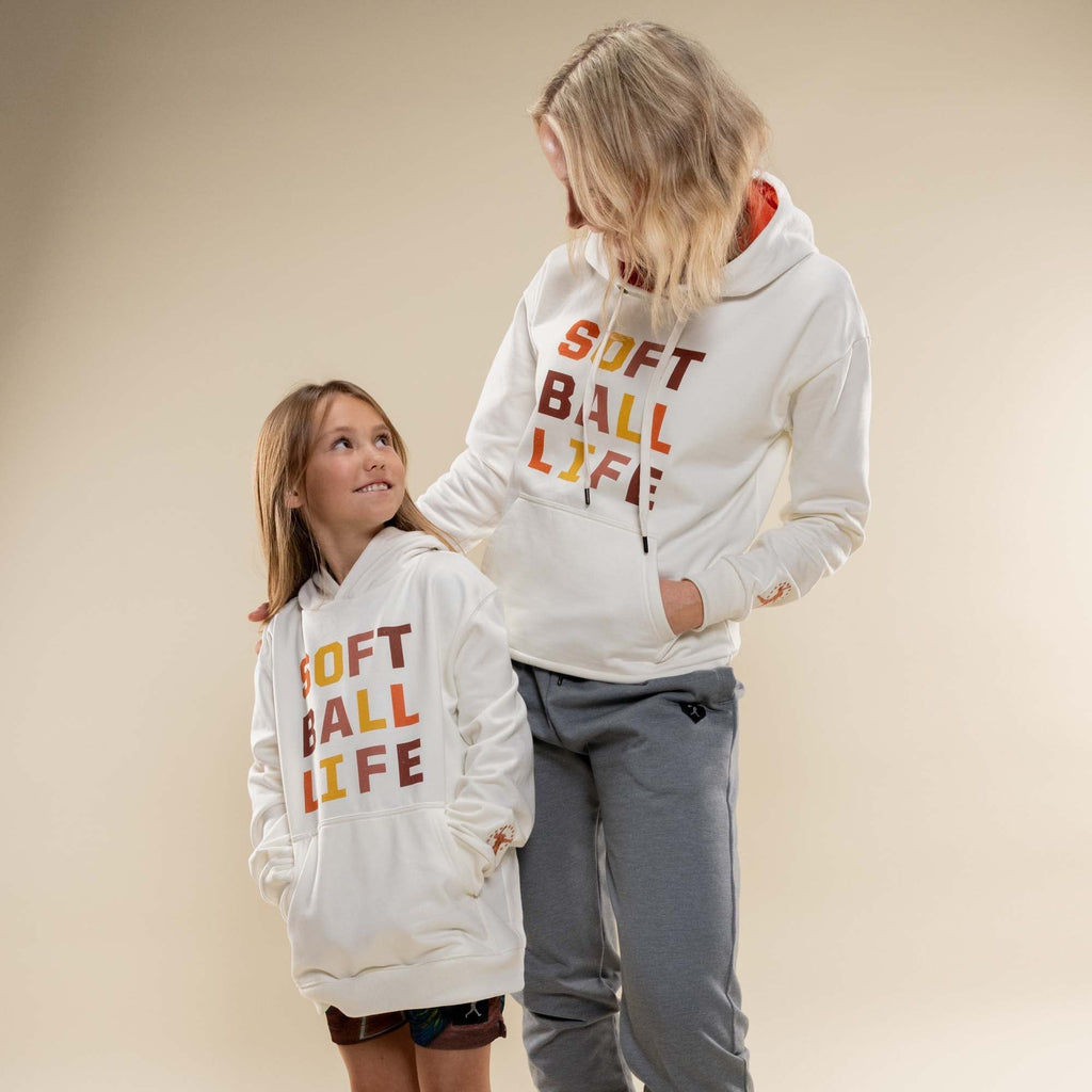 Softball Life Hoodie - Youth T-Shirts, Sweatshirt | CoreVibeTees.com (Image 3)