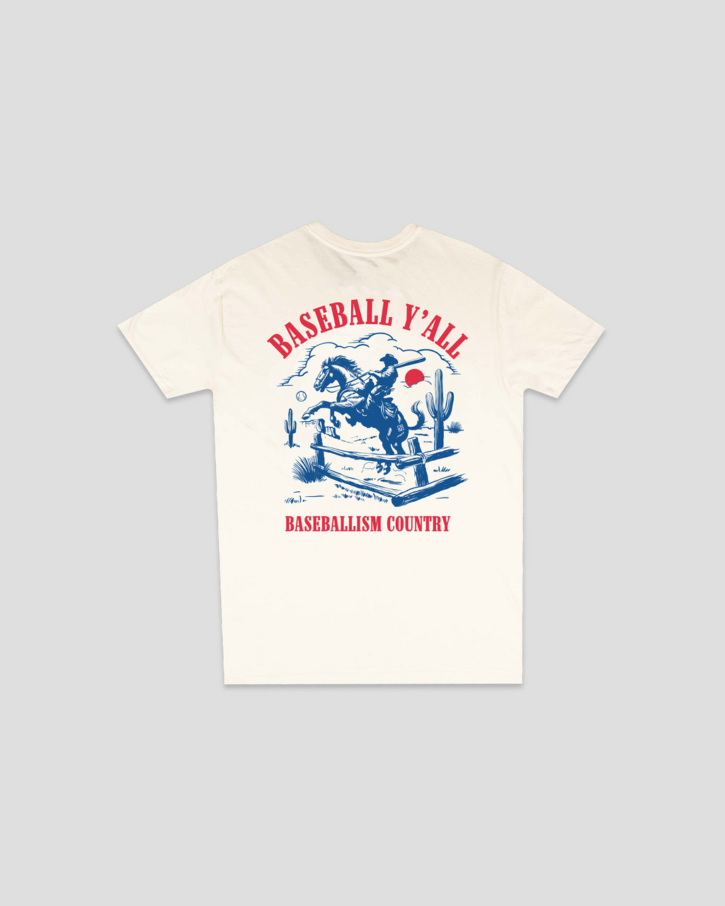 Baseball Y'all Youth T-Shirt - Cream (PREORDER SHIP DATE - 8/18/2025) Hoodie, Sweatshirt | CoreVibeTees.com (Image 1)