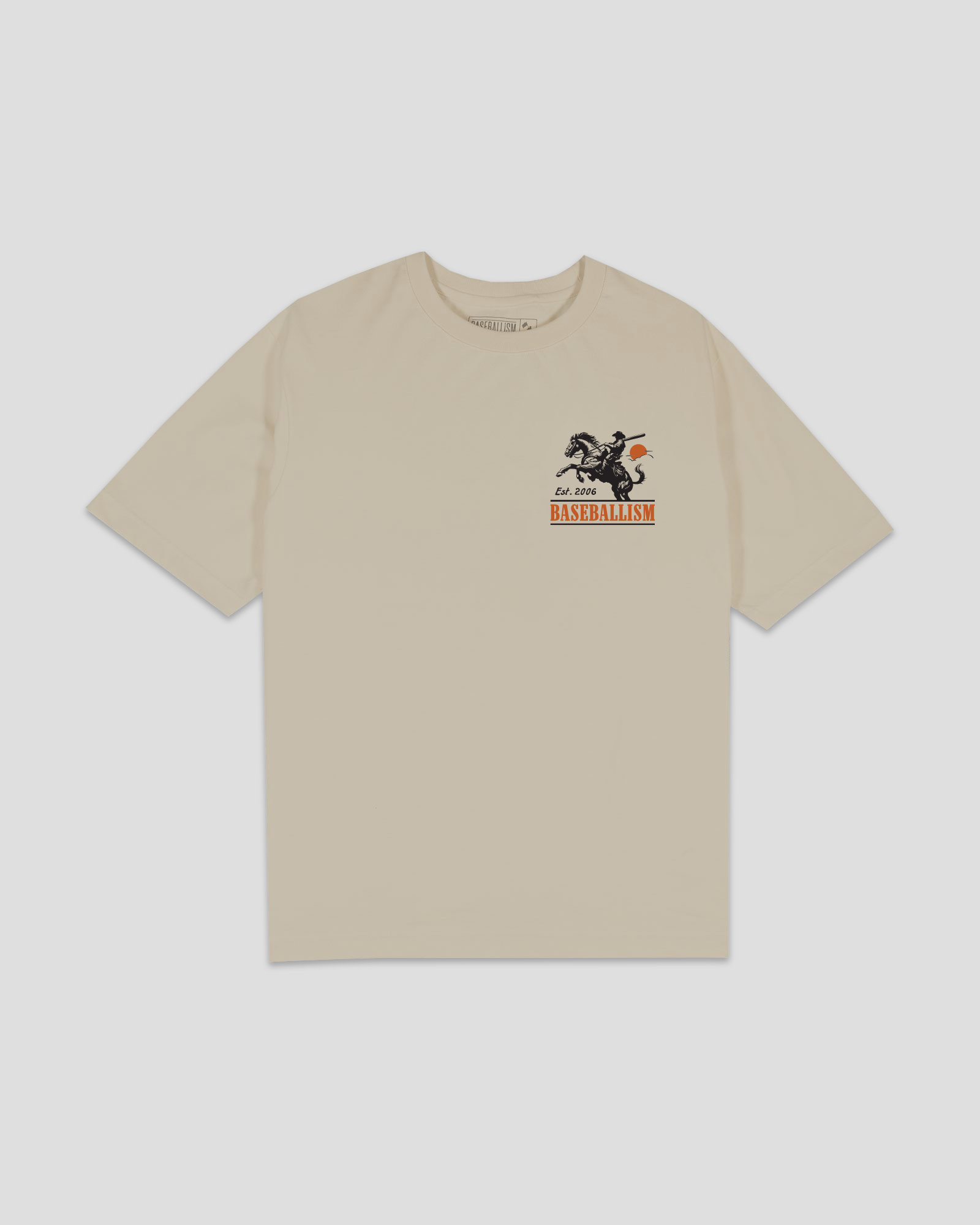 Baseball Y'all Oversized T-Shirt - Stone Dust (PREORDER SHIP DATE (Image 2)