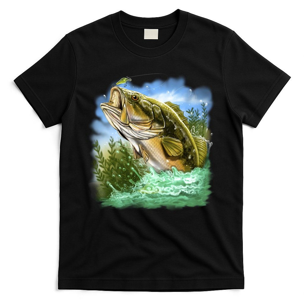 Bass In Action T-Shirt Hoodie, Sweatshirt | CoreVibeTees.com