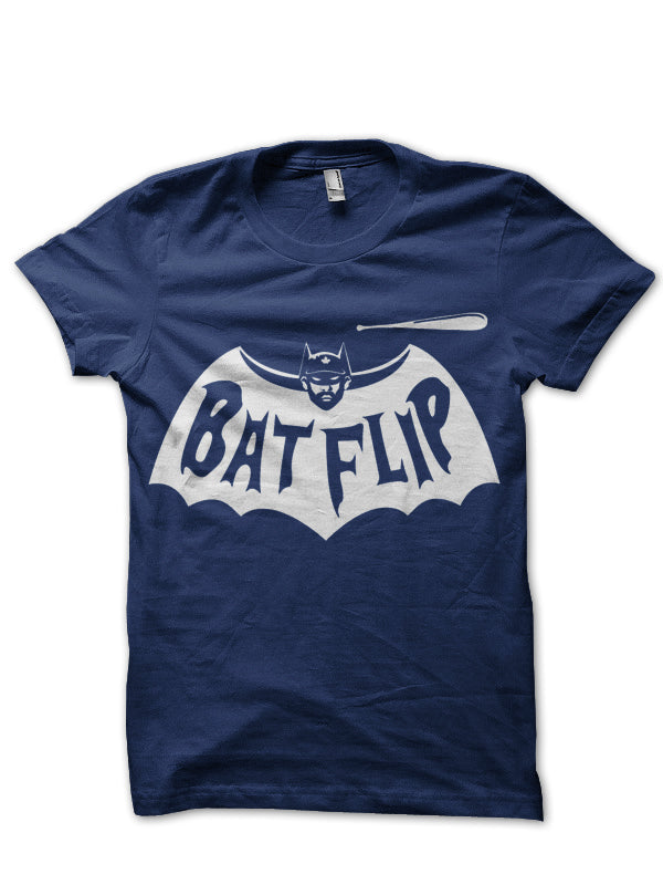 Bat Flip Navy Blue Tee Hoodie, Sweatshirt | CoreVibeTees.com