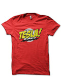 Tesla Bazinga Red T-Shirt Hoodie, Sweatshirt | CoreVibeTees.com