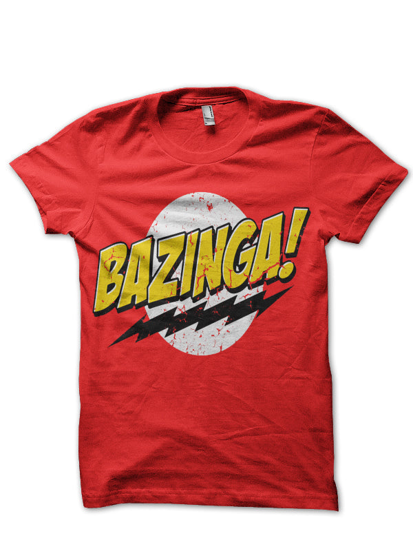 Bazinga Red T-Shirt Style001 Hoodie, Sweatshirt | CoreVibeTees.com
