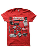Bazing Red Tee Hoodie, Sweatshirt | CoreVibeTees.com