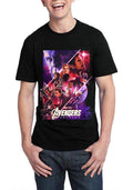 Avenger Half  Sleeve Black T- Shirt Hoodie, Sweatshirt | CoreVibeTees.com