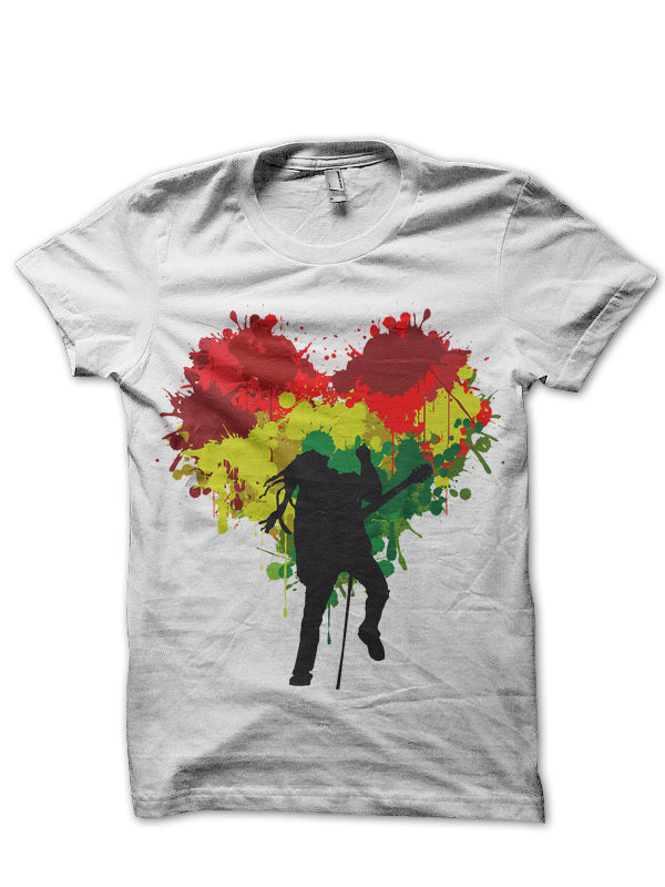 Dreadlock Rasta Heart White T-Shirt Hoodie, Sweatshirt | CoreVibeTees.com