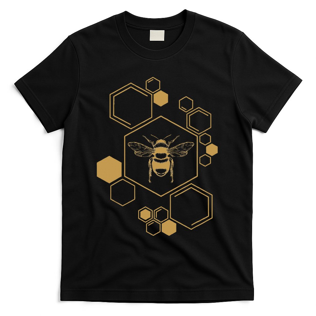 Bee Beekeeping Honeycomb Honey Beekeeper Bee T-Shirt Hoodie, Sweatshirt | CoreVibeTees.com