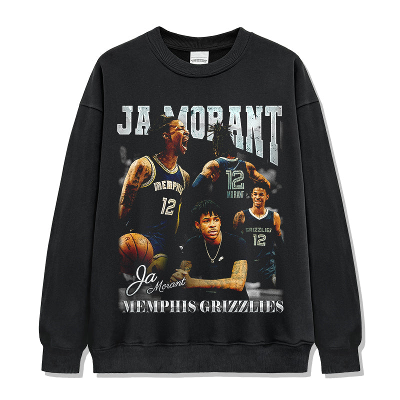 Ja Morant Sweatshirt NBA 2024 Style007 T-Shirts, Hoodie | CoreVibeTees.com (Image 3)