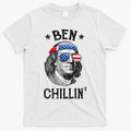 Ben Chillin 4th of July Ben Franklin USA Independence Flag T-Shirt Hoodie, Sweatshirt | CoreVibeTees.com