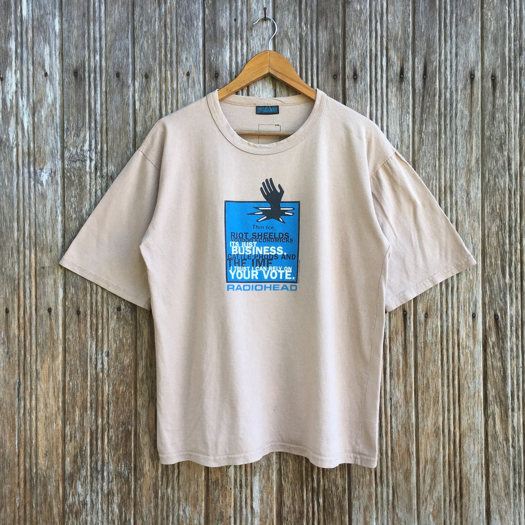 Vintage RADIOHEAD Band Rock T-shirt 90s Unisex Hoodie, Sweatshirt | CoreVibeTees.com