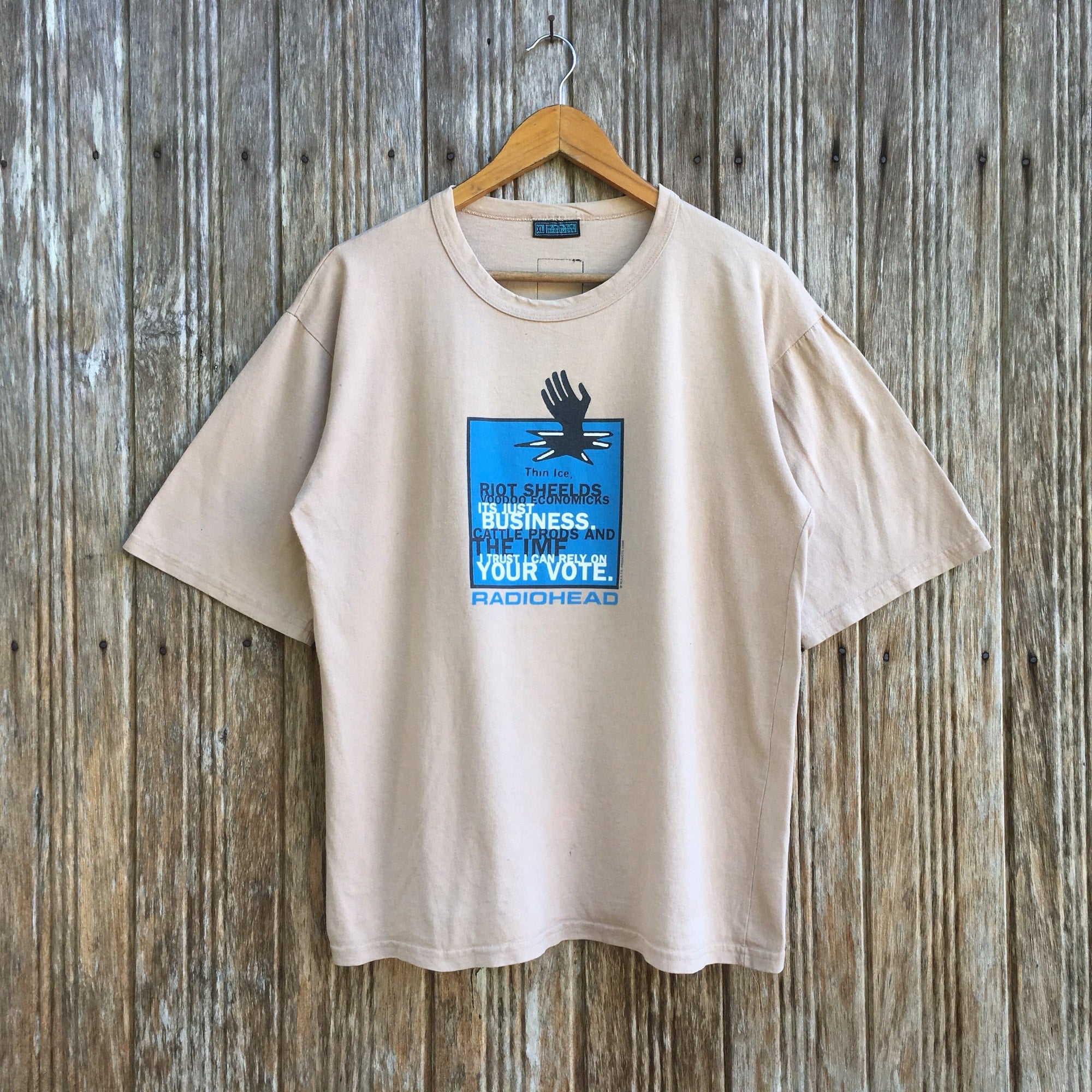 Vintage RADIOHEAD Band Rock T-shirt 90s Unisex Hoodie, Sweatshirt | CoreVibeTees.com