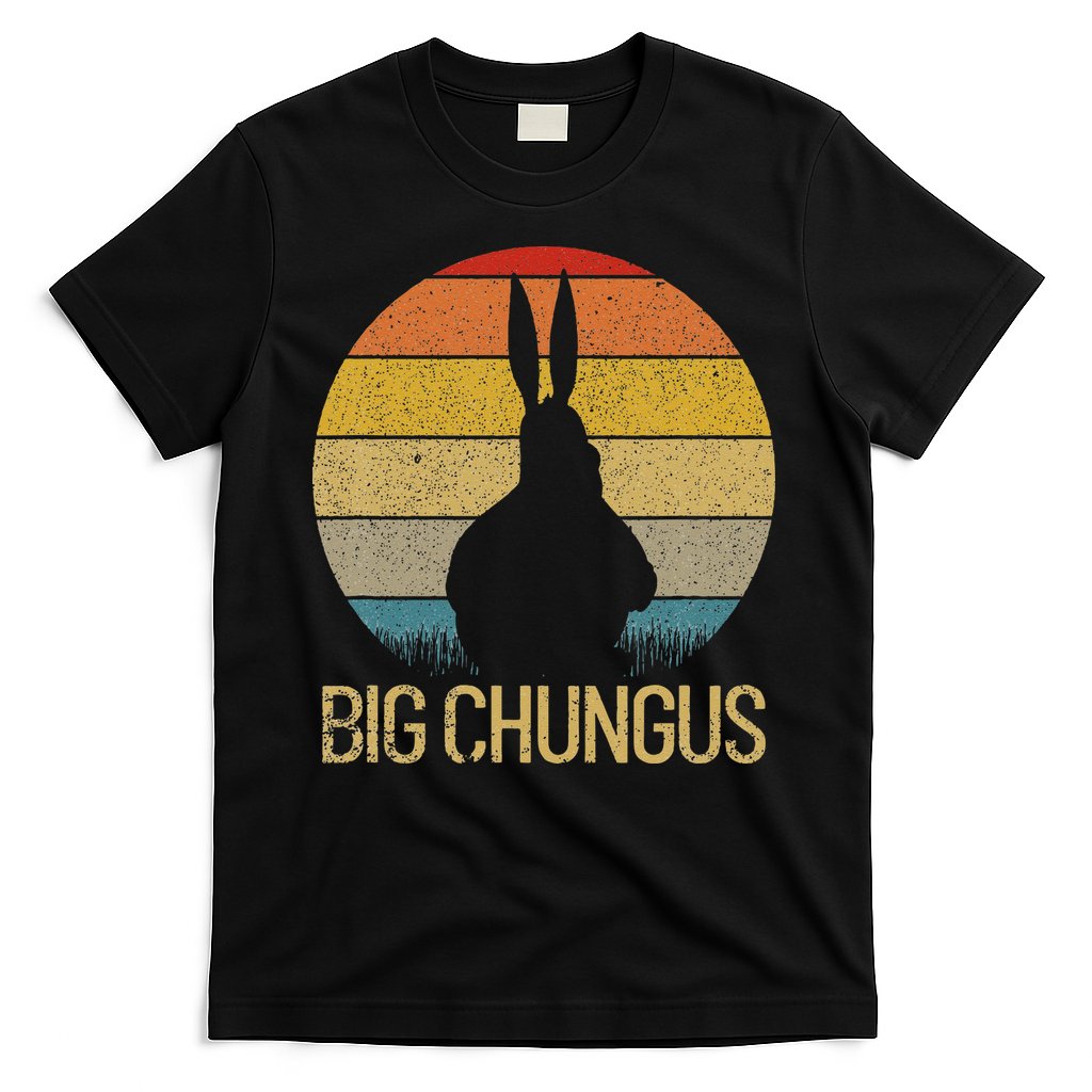Big Chungus Retro Sunset Vintage Dank Meme Big Chungus T-Shirt Hoodie, Sweatshirt | CoreVibeTees.com