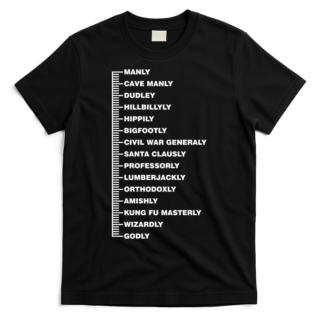 Beardly Manly Beard Growth Chart T-Shirt Hoodie, Sweatshirt | CoreVibeTees.com