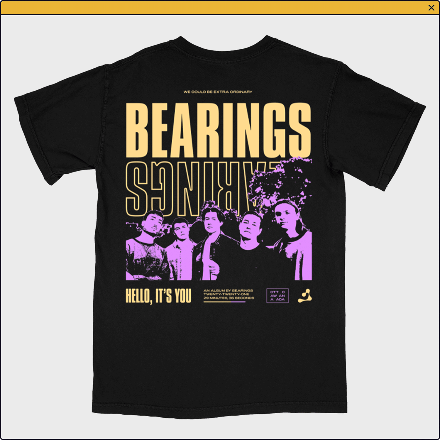 Bearings - We Could Be Extraordinary Tee Hoodie, Sweatshirt | CoreVibeTees.com (Image 1)