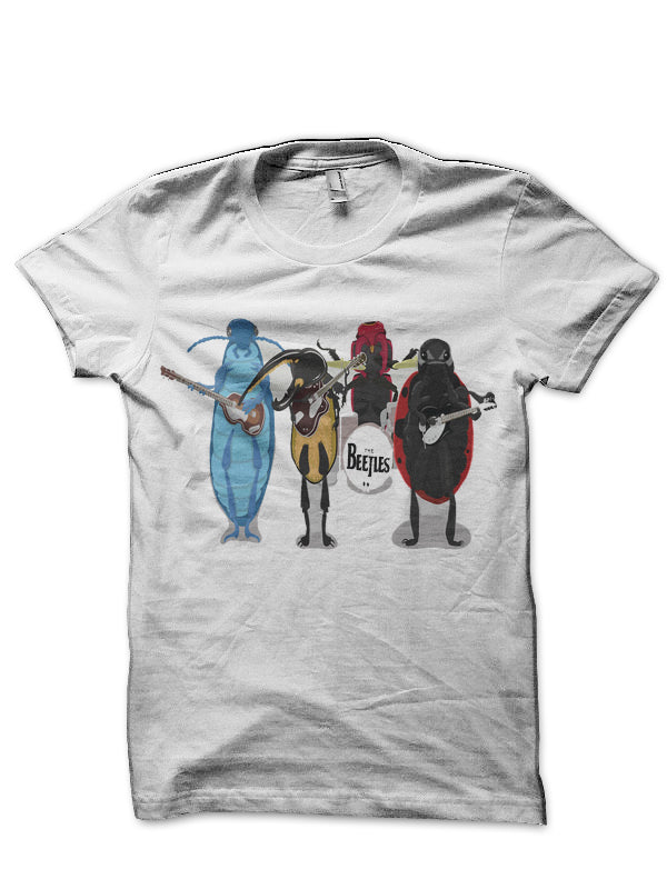 The Beetles White T-Shirt Hoodie, Sweatshirt | CoreVibeTees.com