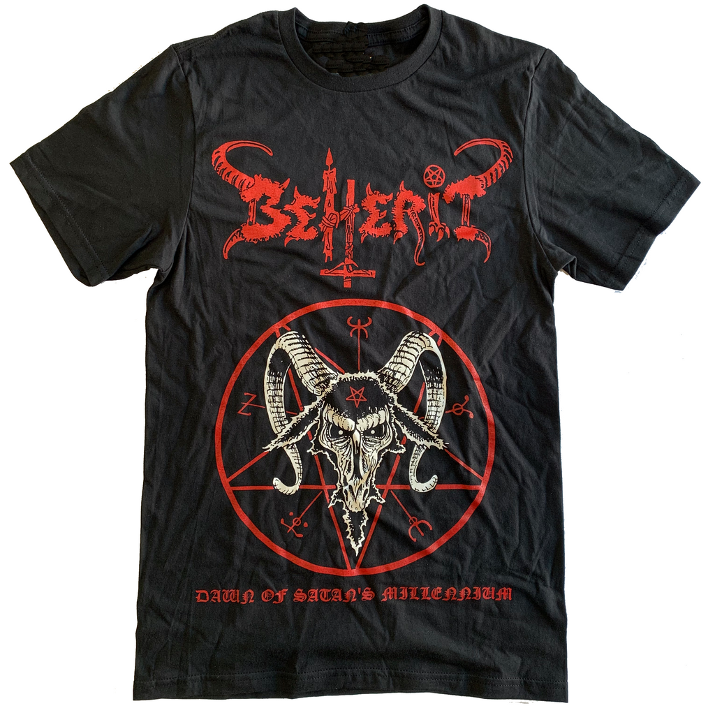 Beherit Dawn of Satan's Millennium T-Shirt Hoodie, Sweatshirt | CoreVibeTees.com (Image 1)