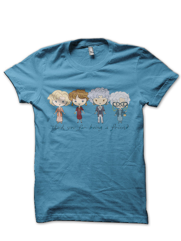 Thank You For Being A Friend Light Blue T-Shirt Hoodie, Sweatshirt | CoreVibeTees.com