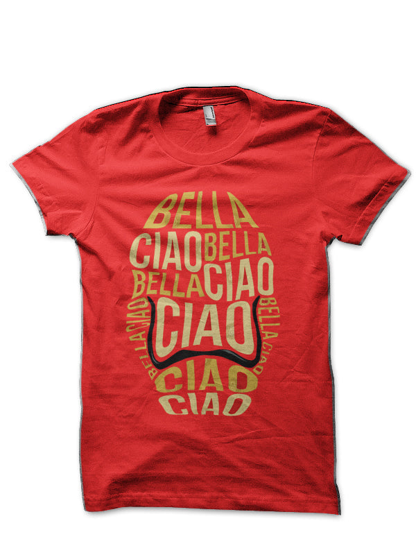 Bella Ciao Red T-Shirt Hoodie, Sweatshirt | CoreVibeTees.com