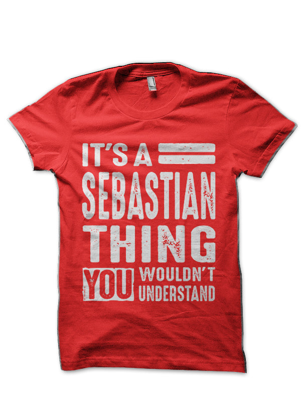 Sebastian Half Sleeve T-Shirt Style001 Hoodie, Sweatshirt | CoreVibeTees.com