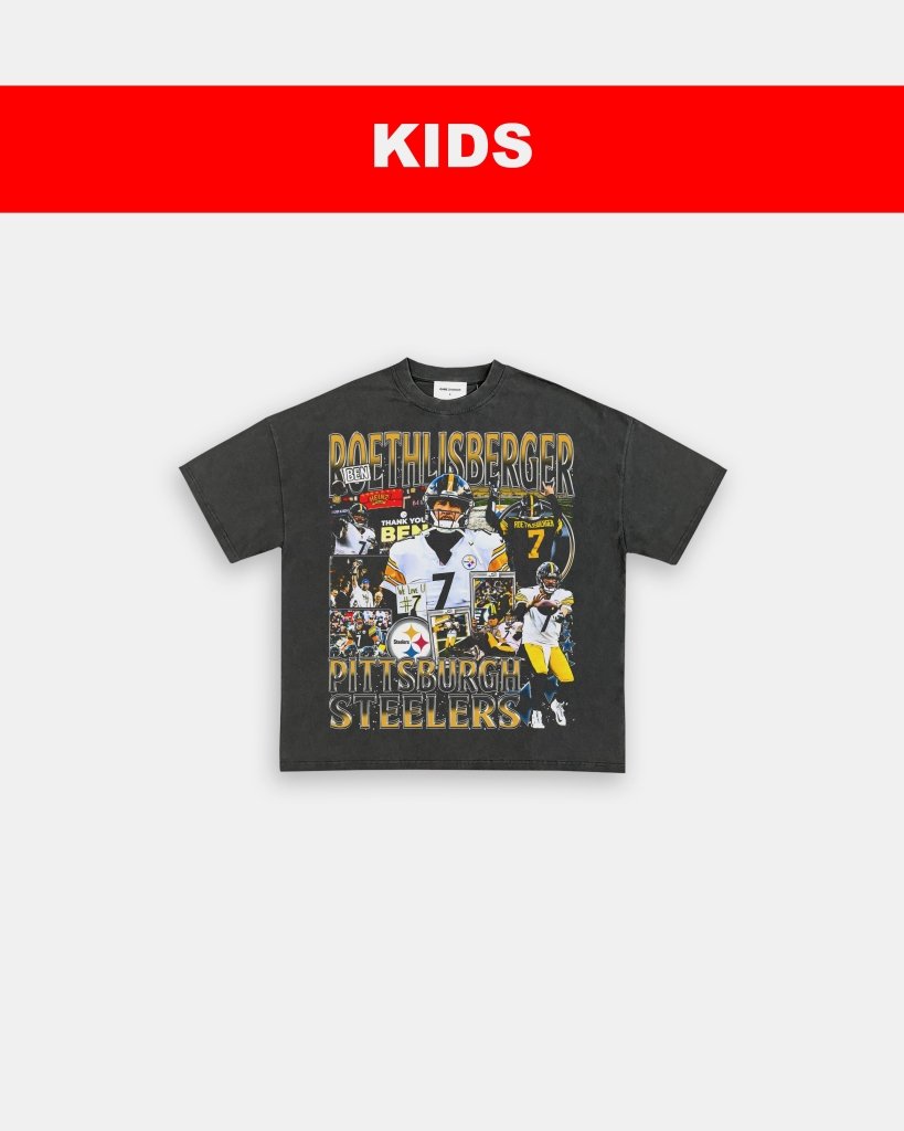 BEN ROETHLISBERGER - KIDS TEE Hoodie, Sweatshirt | CoreVibeTees.com (Image 1)