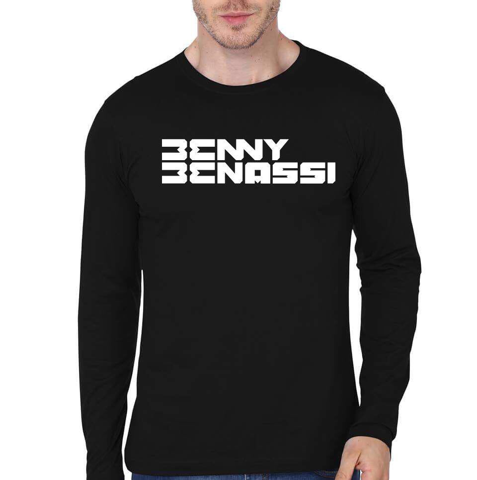 Benny Benassi Black Full Sleeve T-Shirt Hoodie, Sweatshirt | CoreVibeTees.com