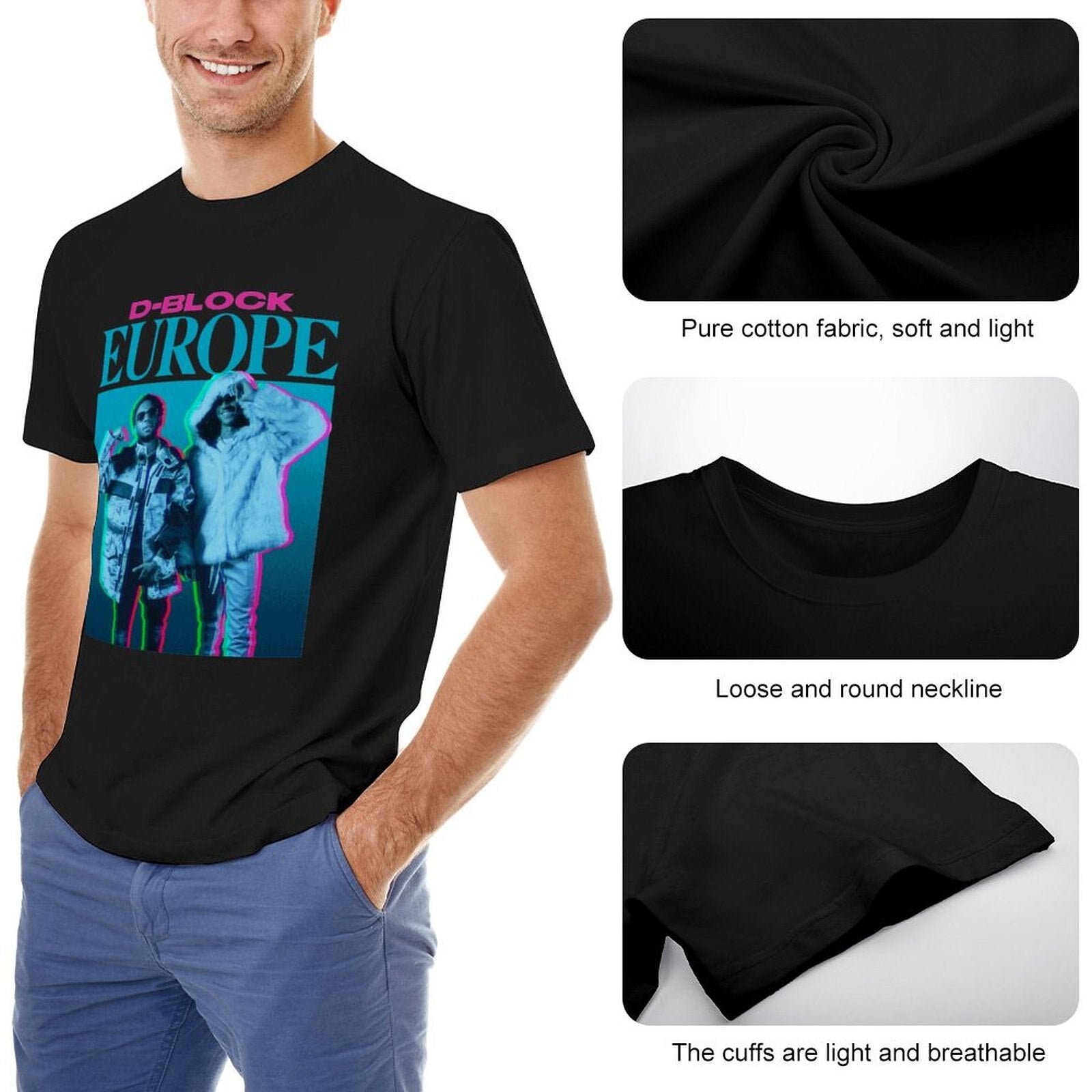 D Block Europe T-shirt Hoodie, Sweatshirt | CoreVibeTees.com (Image 3)
