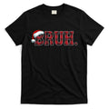 Bruh Funny Merry Christmas Buffalo Plaid Family Matching Pjs T-Shirt Hoodie, Sweatshirt | CoreVibeTees.com