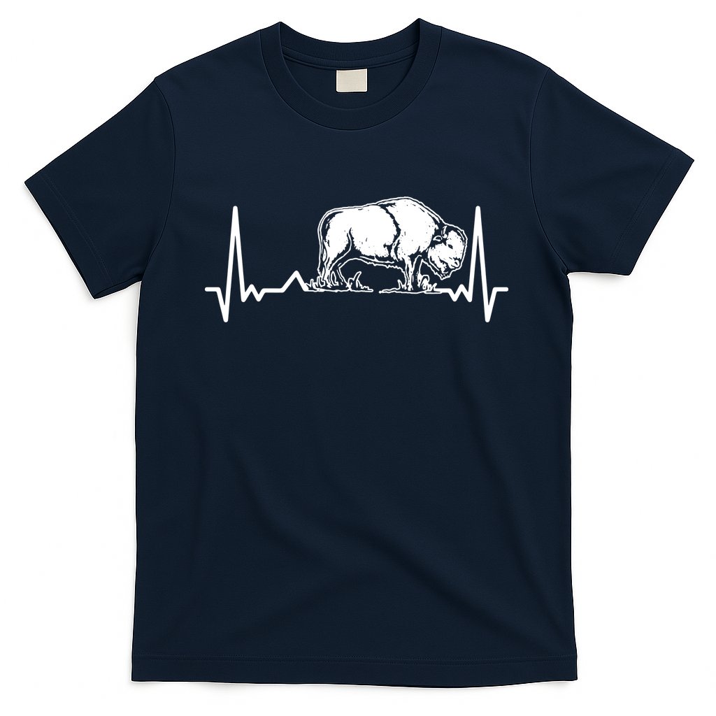 Bison Heartbeat Buffalo T-Shirt Hoodie, Sweatshirt | CoreVibeTees.com