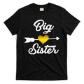 Big Sister Golden Arrow Heart T-Shirt Hoodie, Sweatshirt | CoreVibeTees.com