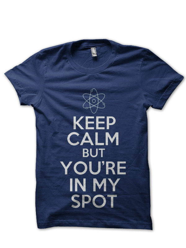 You Are In My Spot Navy Blue Tee Hoodie, Sweatshirt | CoreVibeTees.com
