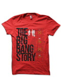 The Big Bang Theory Red Tee Hoodie, Sweatshirt | CoreVibeTees.com