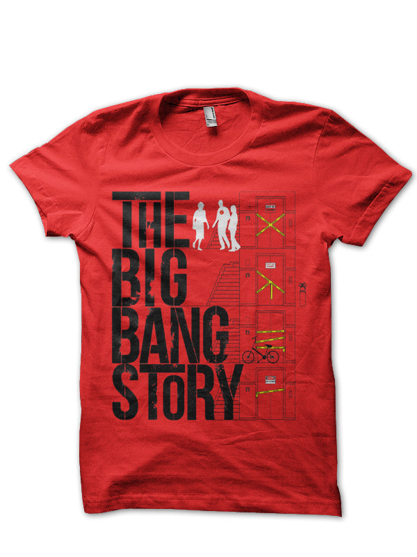 The Big Bang Theory Red Tee Hoodie, Sweatshirt | CoreVibeTees.com