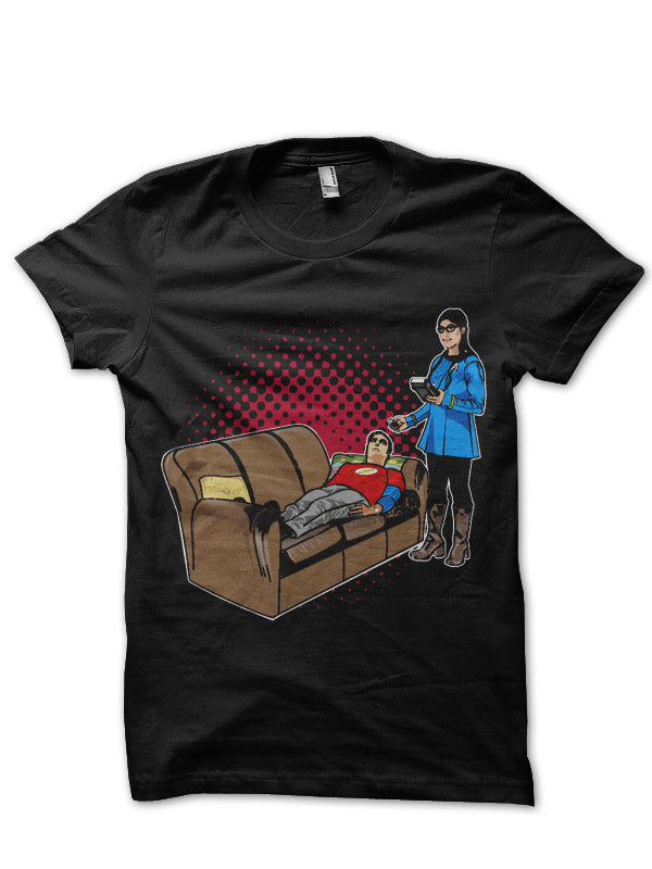 Bazinga Black Tee Hoodie, Sweatshirt | CoreVibeTees.com