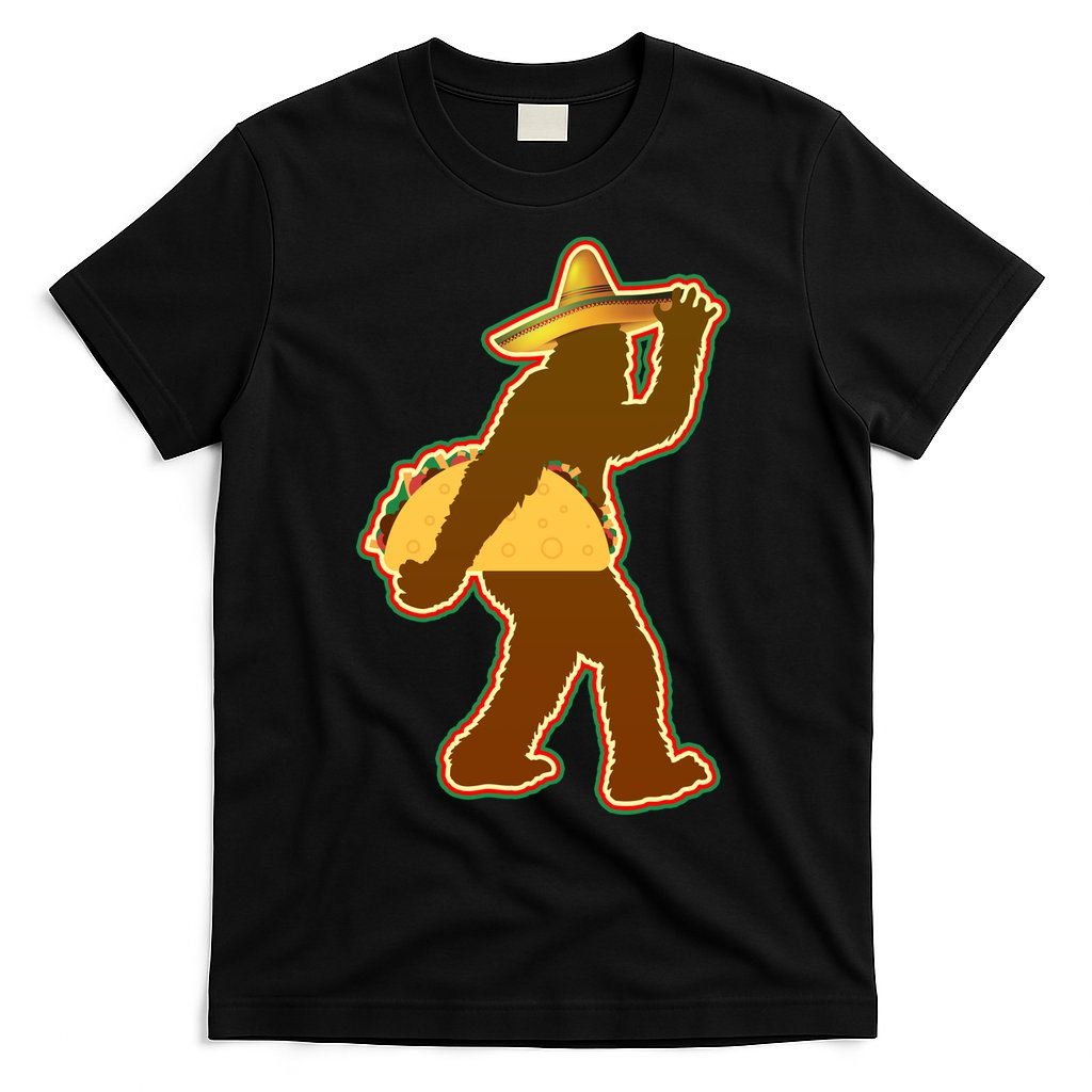 Bigfoot Carrying Taco Cinco de Mayo T-Shirt Hoodie, Sweatshirt | CoreVibeTees.com
