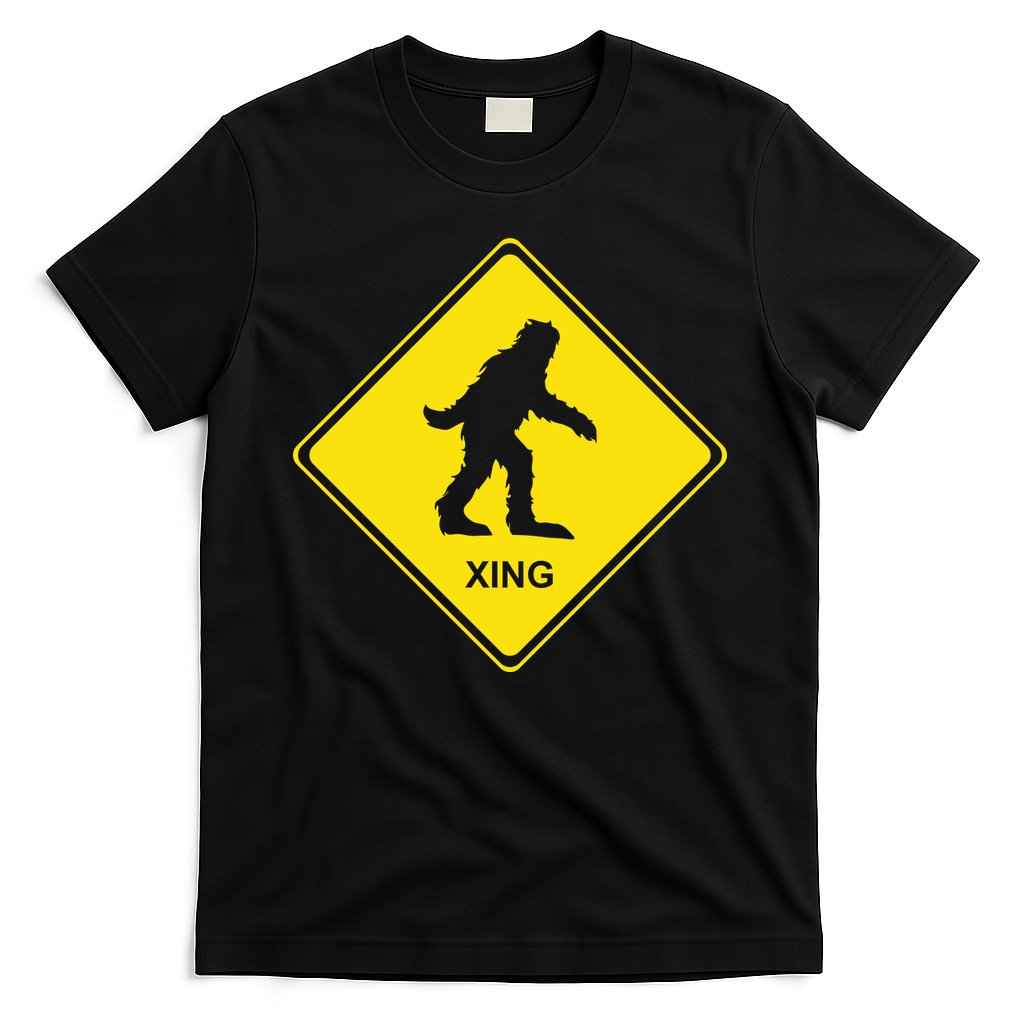 Bigfoot Crossing XING T-Shirt Hoodie, Sweatshirt | CoreVibeTees.com