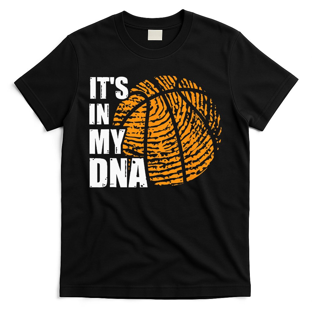 Basketball Its In My DNA Fingerprint Funny Basketball T-Shirt Hoodie, Sweatshirt | CoreVibeTees.com