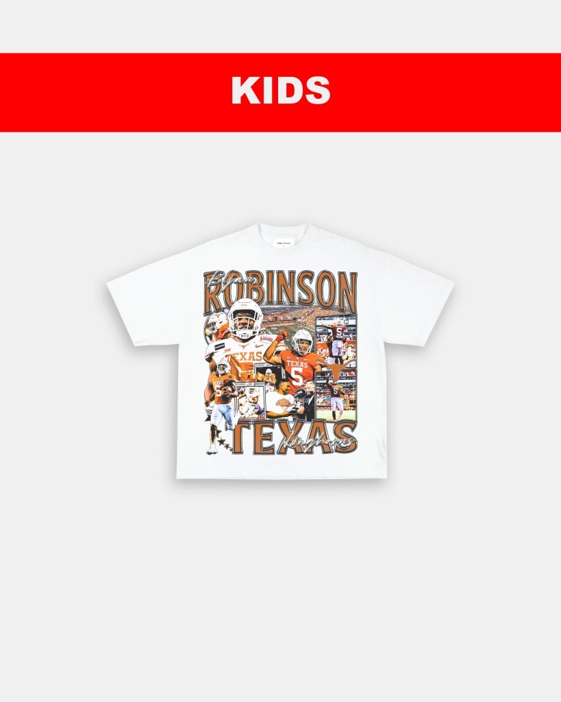 BIJAN ROBINSON - TEXAS - KIDS TEE Hoodie, Sweatshirt | CoreVibeTees.com (Image 2)