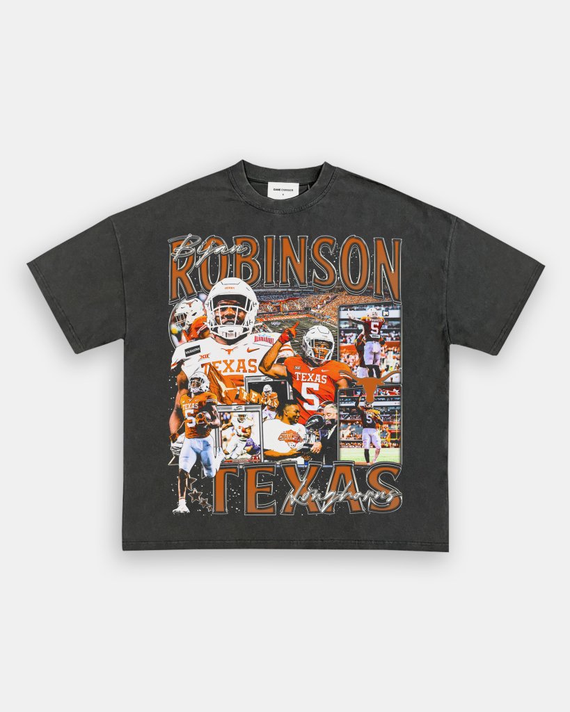 BIJAN ROBINSON - TEXAS TEE Hoodie, Sweatshirt | CoreVibeTees.com (Image 5)
