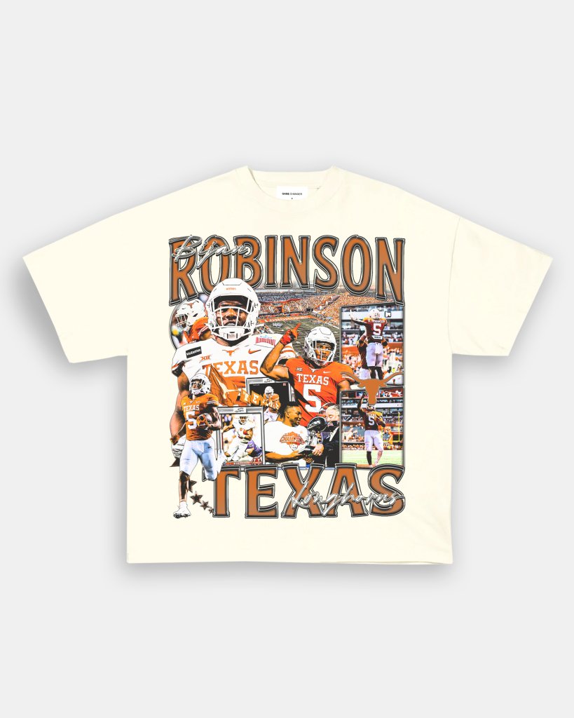 BIJAN ROBINSON - TEXAS TEE Hoodie, Sweatshirt | CoreVibeTees.com (Image 4)