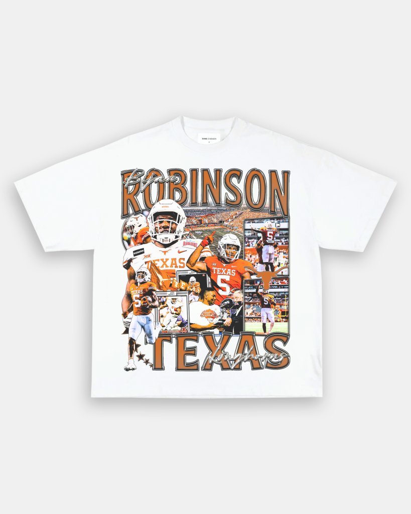 BIJAN ROBINSON - TEXAS TEE Hoodie, Sweatshirt | CoreVibeTees.com (Image 2)