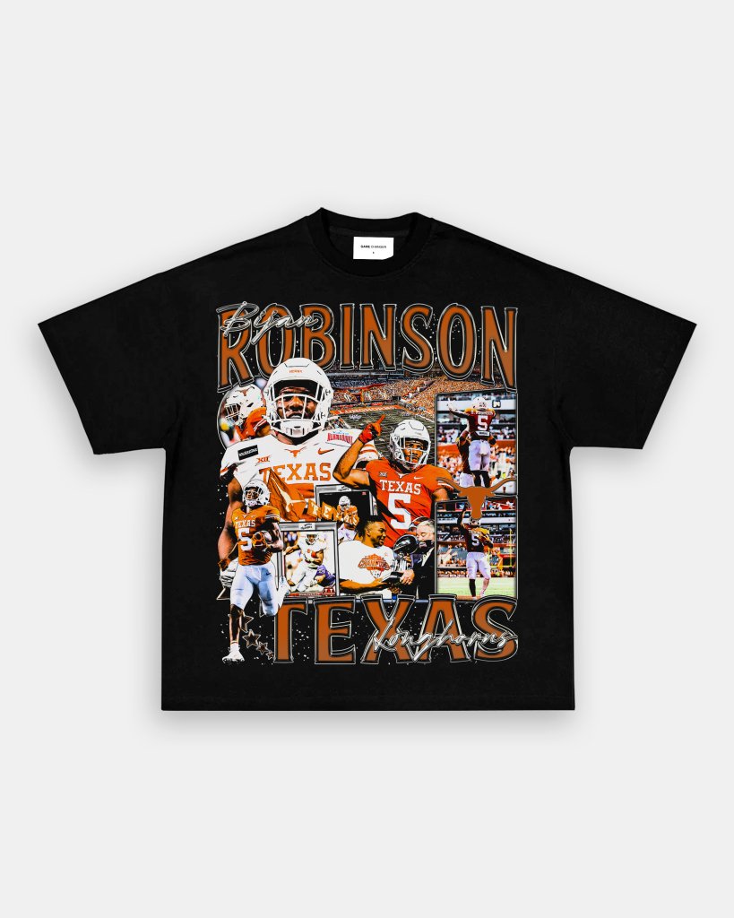 BIJAN ROBINSON - TEXAS TEE Hoodie, Sweatshirt | CoreVibeTees.com (Image 3)