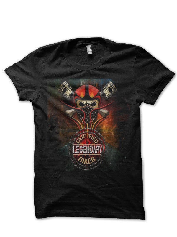 Legendary Bikers Black T-Shirt Hoodie, Sweatshirt | CoreVibeTees.com