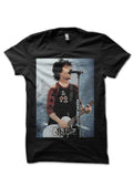 Billie Half Sleeve Black T-Shirt Hoodie, Sweatshirt | CoreVibeTees.com