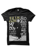 Billie Eilish Half Sleeve Black T-Shirt Style001 Hoodie, Sweatshirt | CoreVibeTees.com