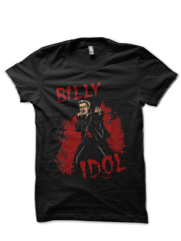 Billy Idol Black T-Shirt Hoodie, Sweatshirt | CoreVibeTees.com