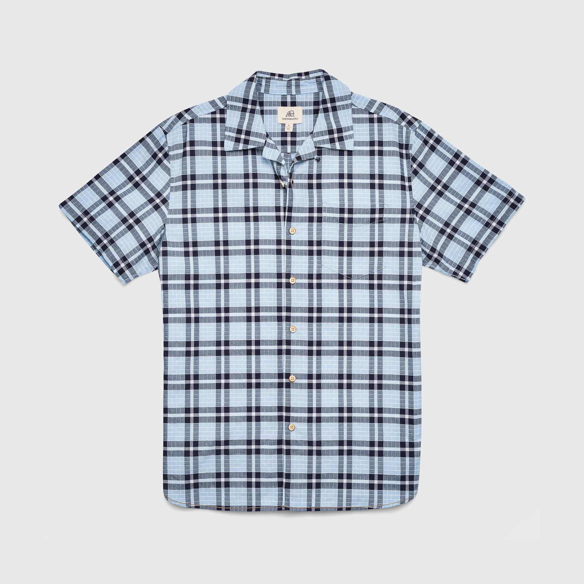 Billy Plaid Shirt - Sky Plaid Hoodie, Sweatshirt | CoreVibeTees.com (Image 1)